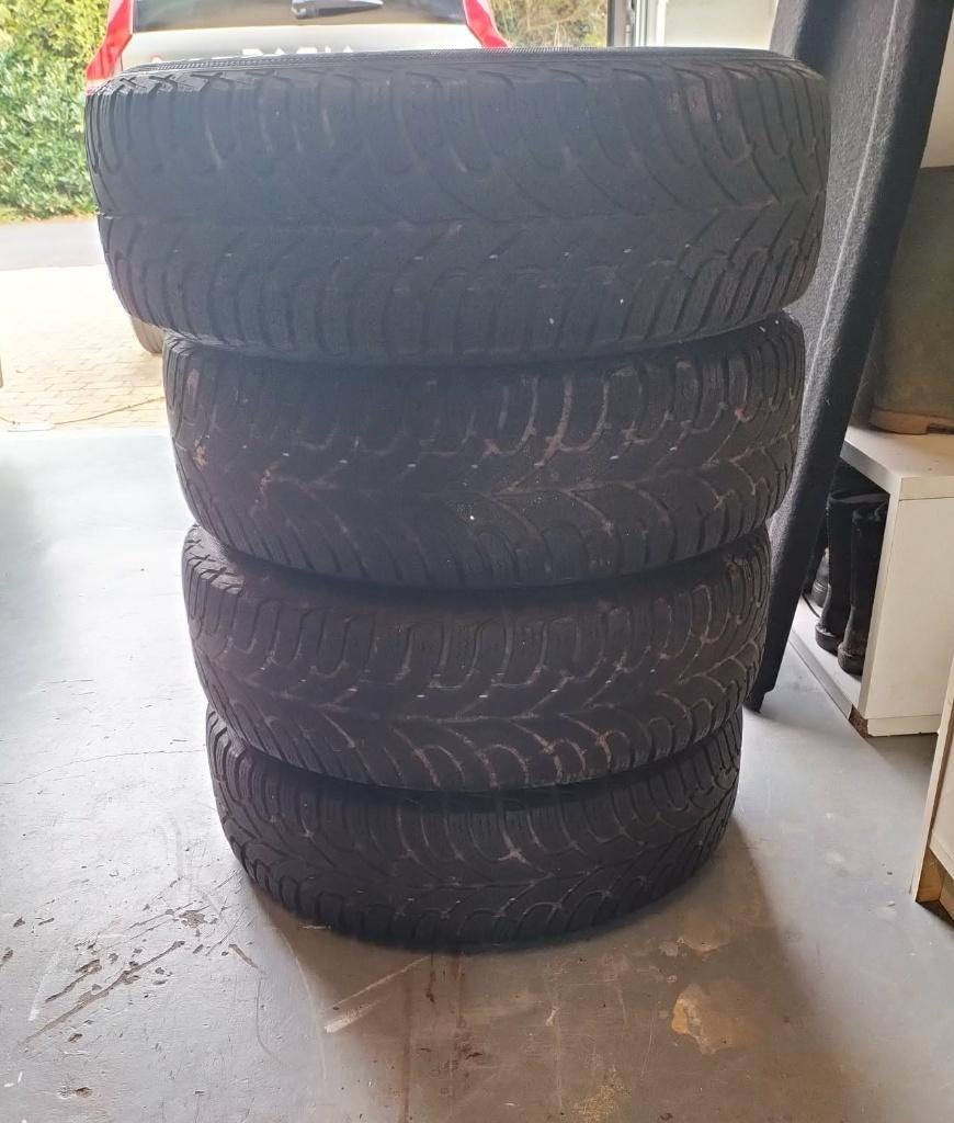 4 roues Opel Corsa, Auto-onderdelen, Banden en Velgen, Ophalen, 14 inch, Gebruikt, Banden en Velgen