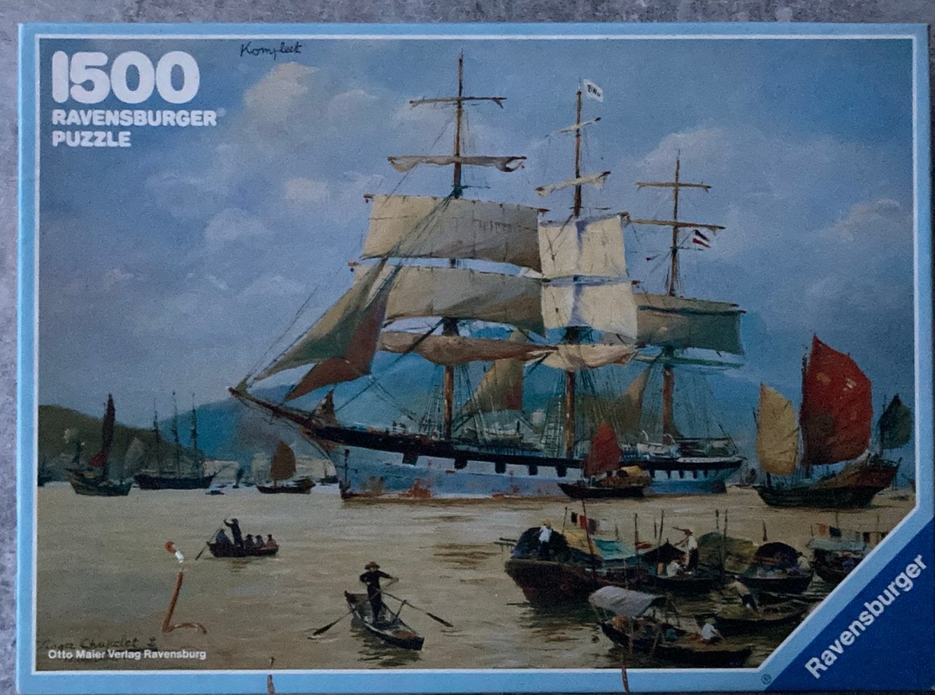 Vintage Ravensburger puzzel 1500 stukken, Ophalen, Zo goed als nieuw, Legpuzzel