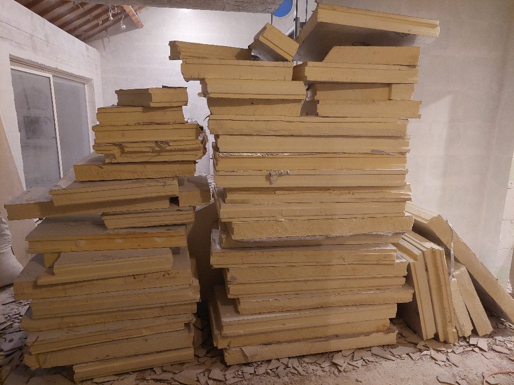 Isolatie, Doe-het-zelf en Bouw, Gebruikt, Hardschuim (Pir), 8 tot 12 cm, Ophalen