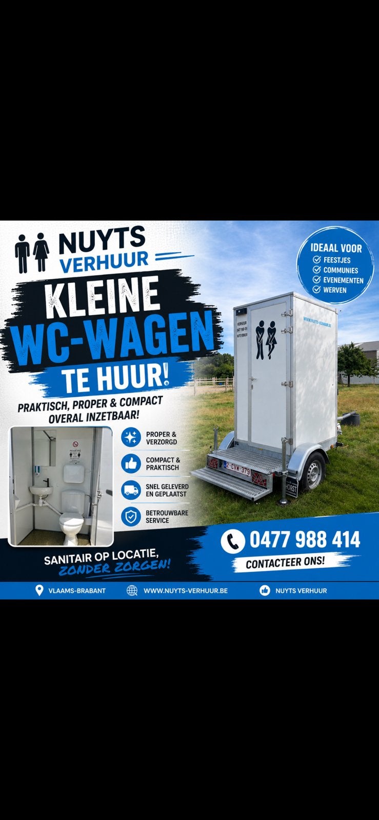 Wc wagen huren