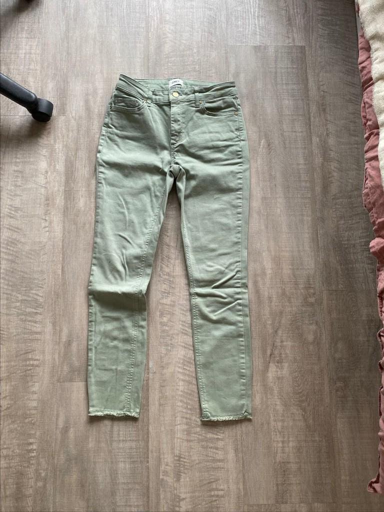 groen jeans, Kleding | Dames, Broeken en Pantalons, Ophalen of Verzenden, Groen