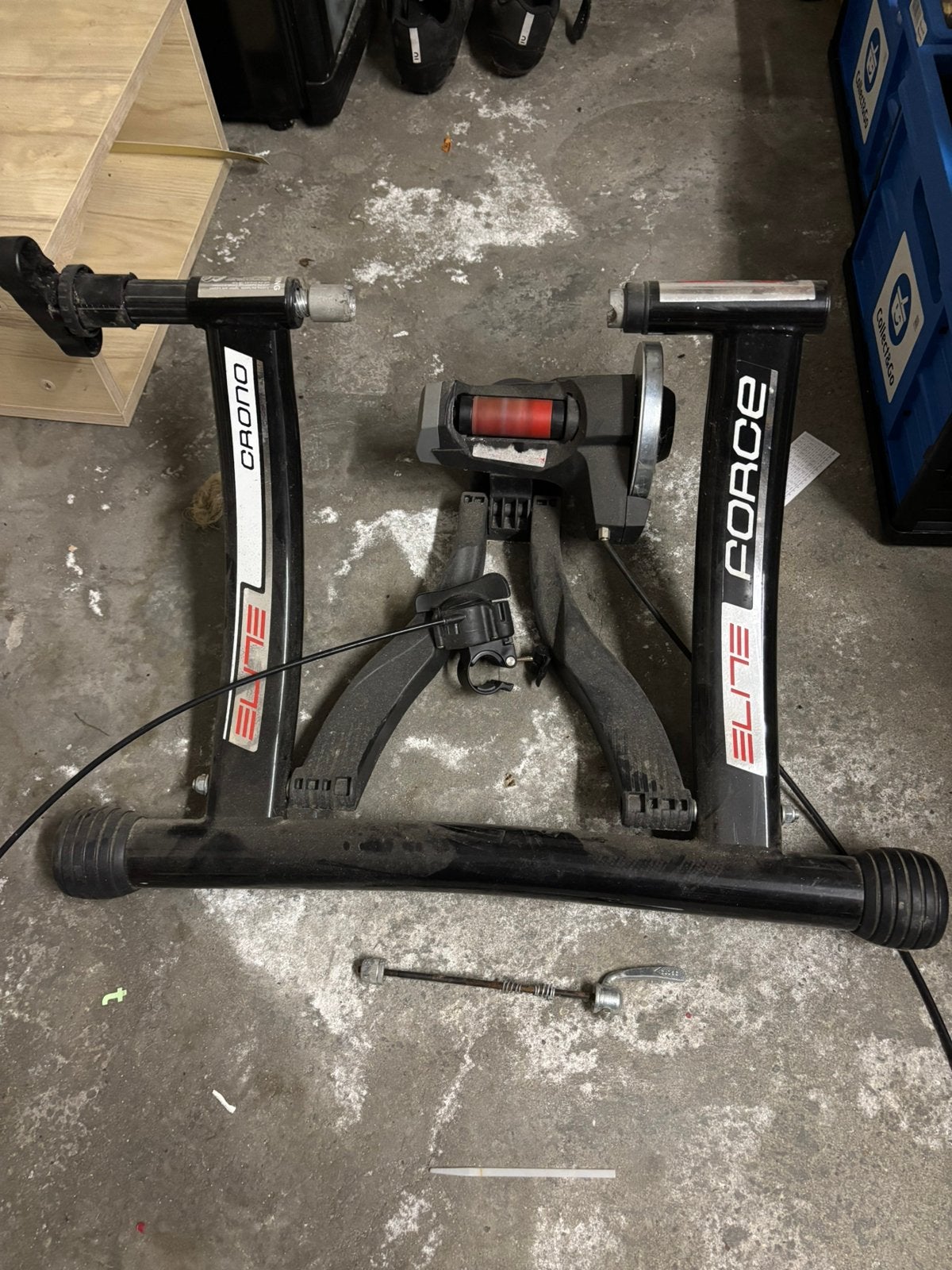 Hometrainer Elite Crono Force, Sport en Fitness, Wielrennen, Ophalen, Gebruikt