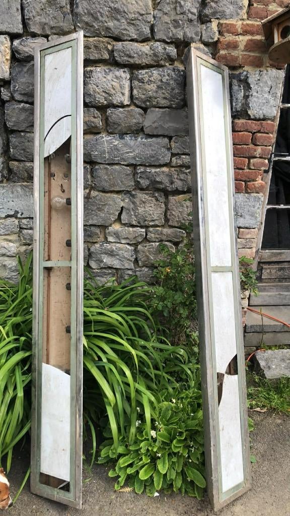 2 rampes d'éclairage d'usine ou atelier années 60-70, Enlèvement ou Envoi, Verre