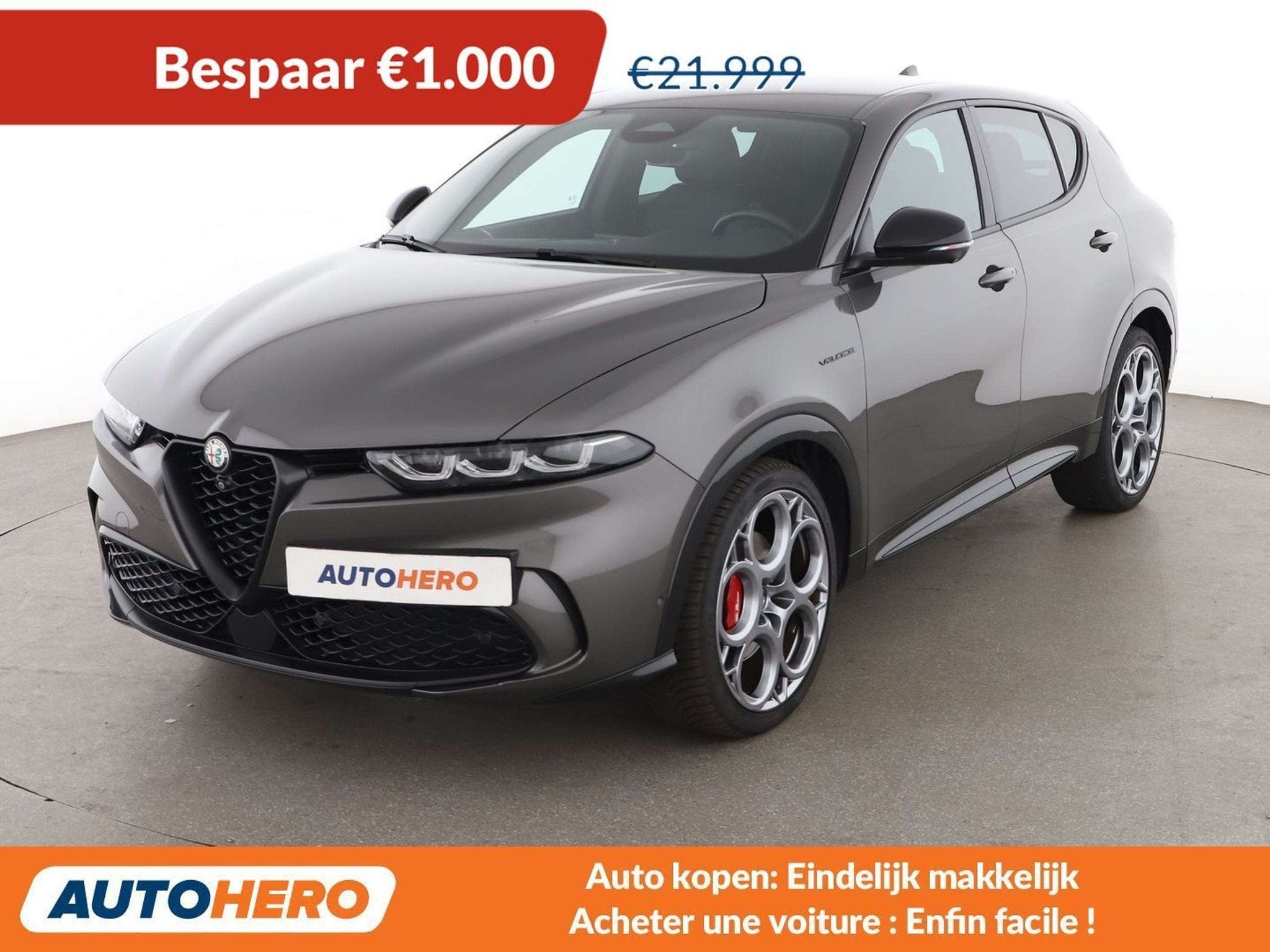 Alfa Romeo Tonale 1.5 VGT Veloce (bj 2023, automaat), Auto's, Alfa Romeo, Leder, 5 deurs, 1469 cc, SUV of Terreinwagen