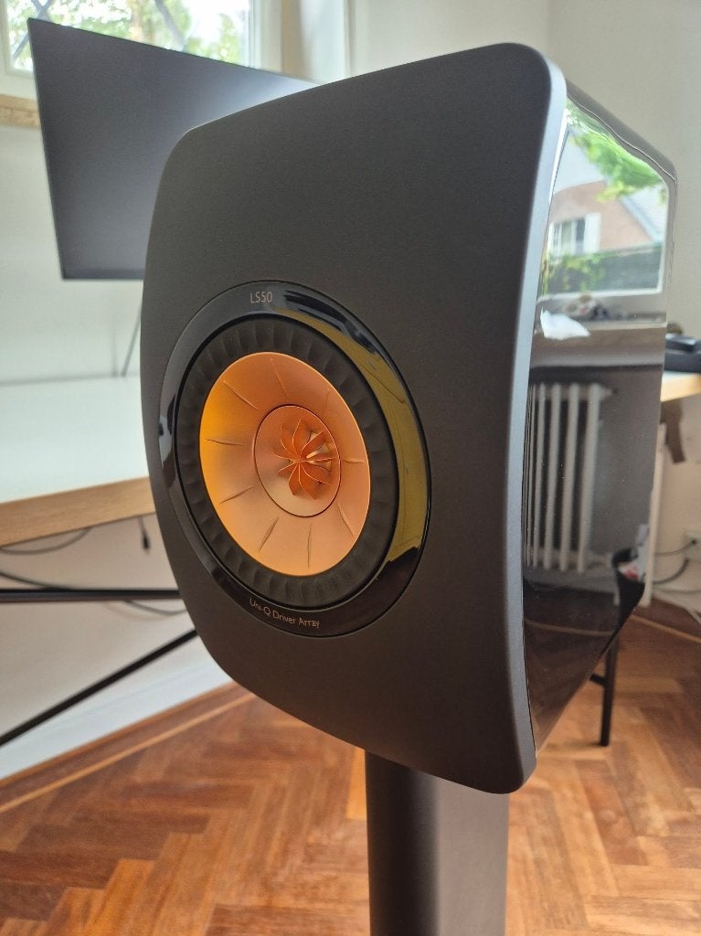 Kef LS50 Anniversary Edition, Audio, Tv en Foto, Luidsprekerboxen, Ophalen of Verzenden, Zo goed als nieuw, 60 tot 120 watt, KEF