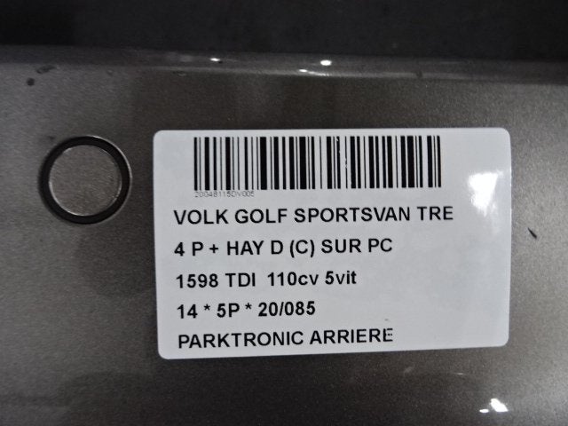 CAPTEUR AIDE AU STATIONNEMENT Golf Sportsvan (AUVS), Utilisé, Volkswagen