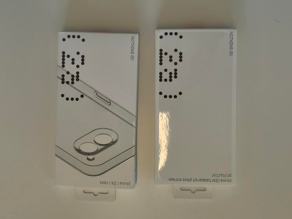 Nothing phone: Glass screen protector + phone case, Ophalen of Verzenden