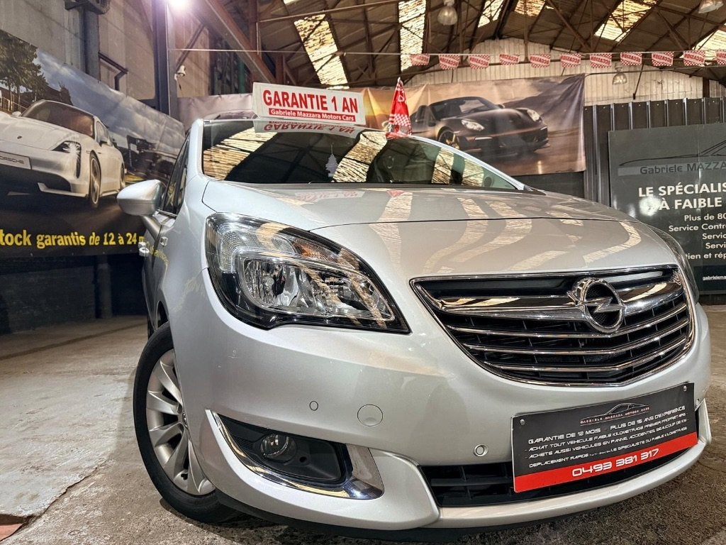 Opel Meriva 1.4i Gps Cuir Caméra, Auto's, Opel, Dealer onderhouden, Euro 6, Leder, 5 deurs