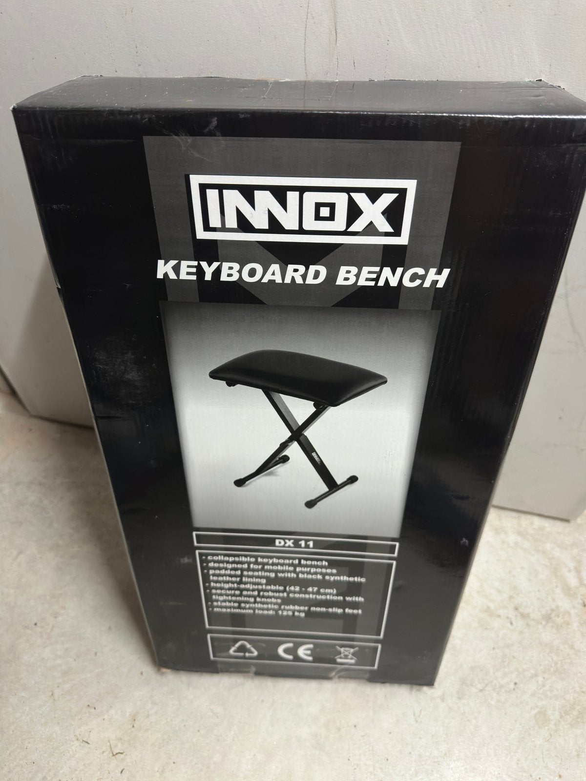 Innox DX 11 / Fazley Keyboardbankje - NIEUW in doos, Musique & Instruments, Pieds, Enlèvement, Neuf