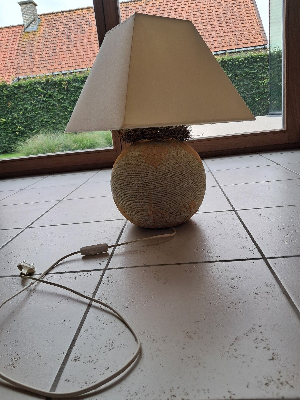 Landelijke tafellamp, Huis en Inrichting, Lampen | Tafellampen, Ophalen