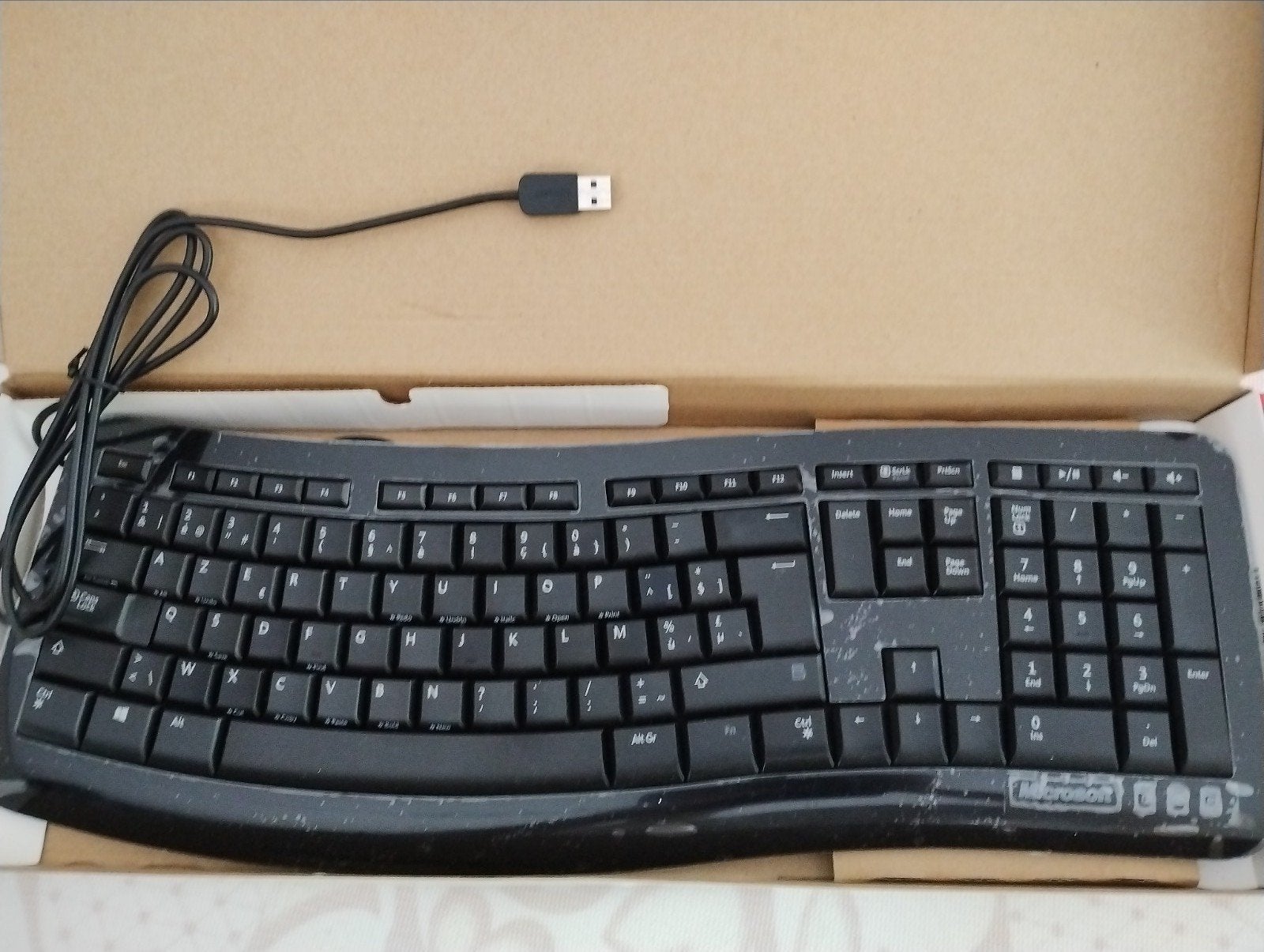 Azerty toetsenbord comfort Curver 3000 NIEUW, Computers en Software, Toetsenborden, Ophalen of Verzenden, Azerty, Nieuw, Curver 3000