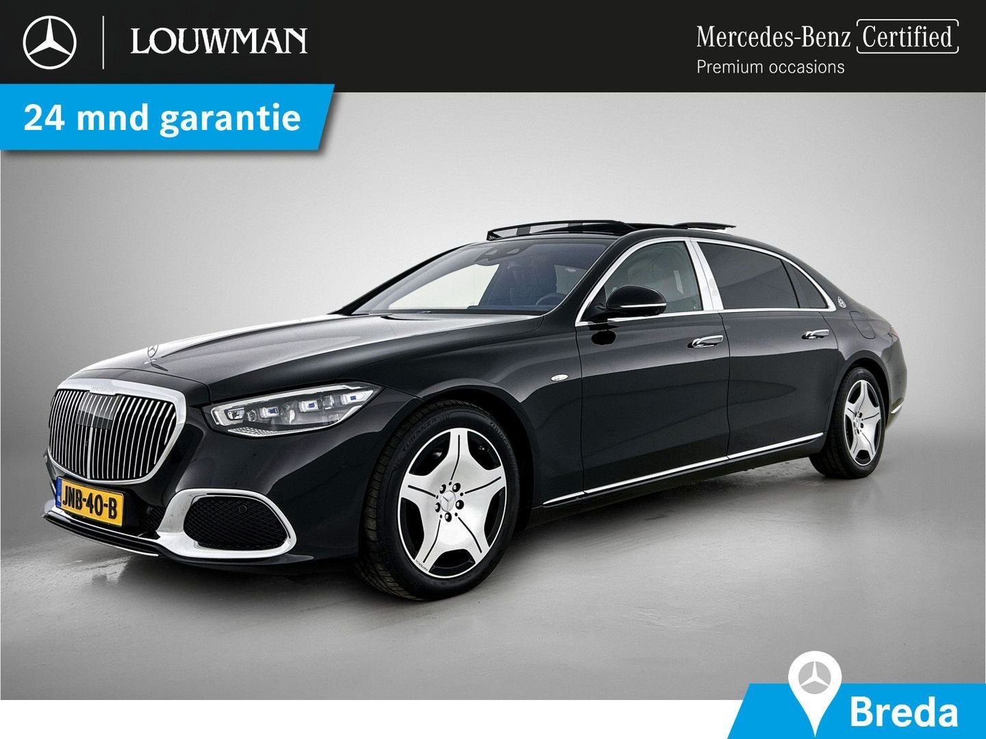 Mercedes-Benz S 580 e 4MATIC Maybach | Glas coating Protech, Automaat, Zwart, Zwart, Berline