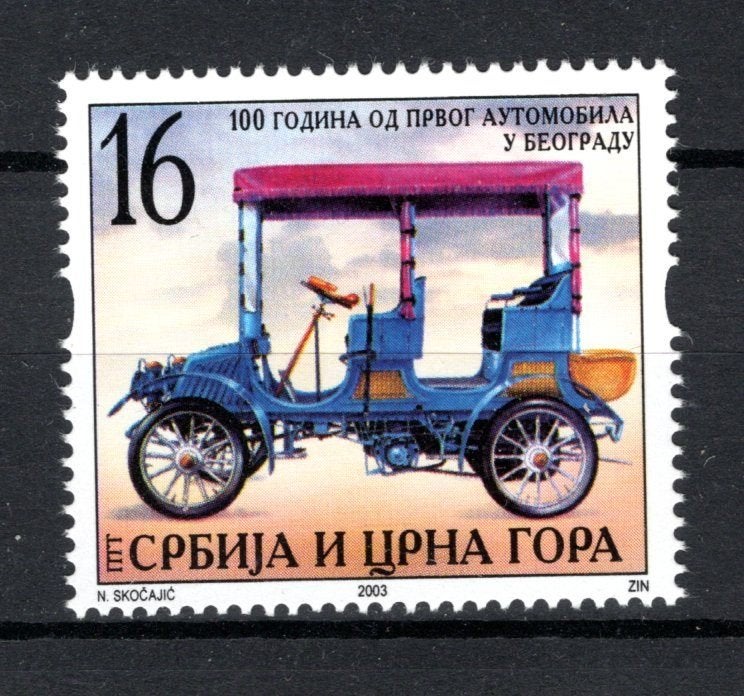 SERVIE EN MONTENEGRO Yt. 2962 MNH 2003, Verzenden, Overige landen, Postfris