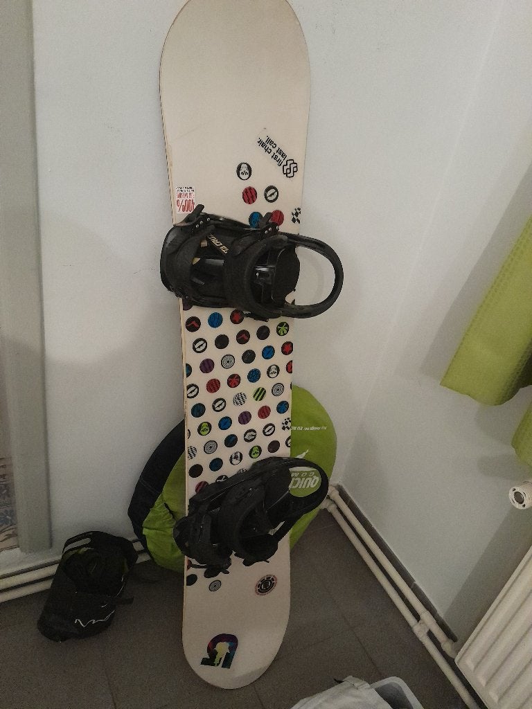 1m40 Snowboard, Sport en Fitness, Ophalen, Gebruikt, Bindingen