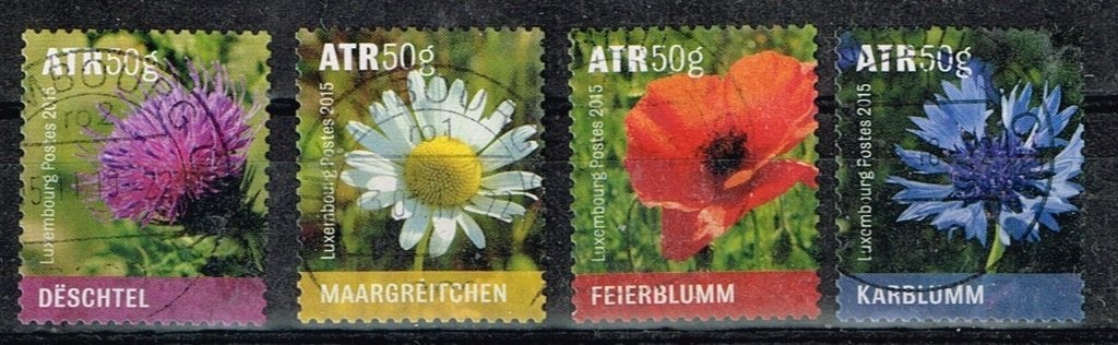 Timbres du Luxembourg - K 5955 - fleurs, Envoi, Luxembourg, Affranchi