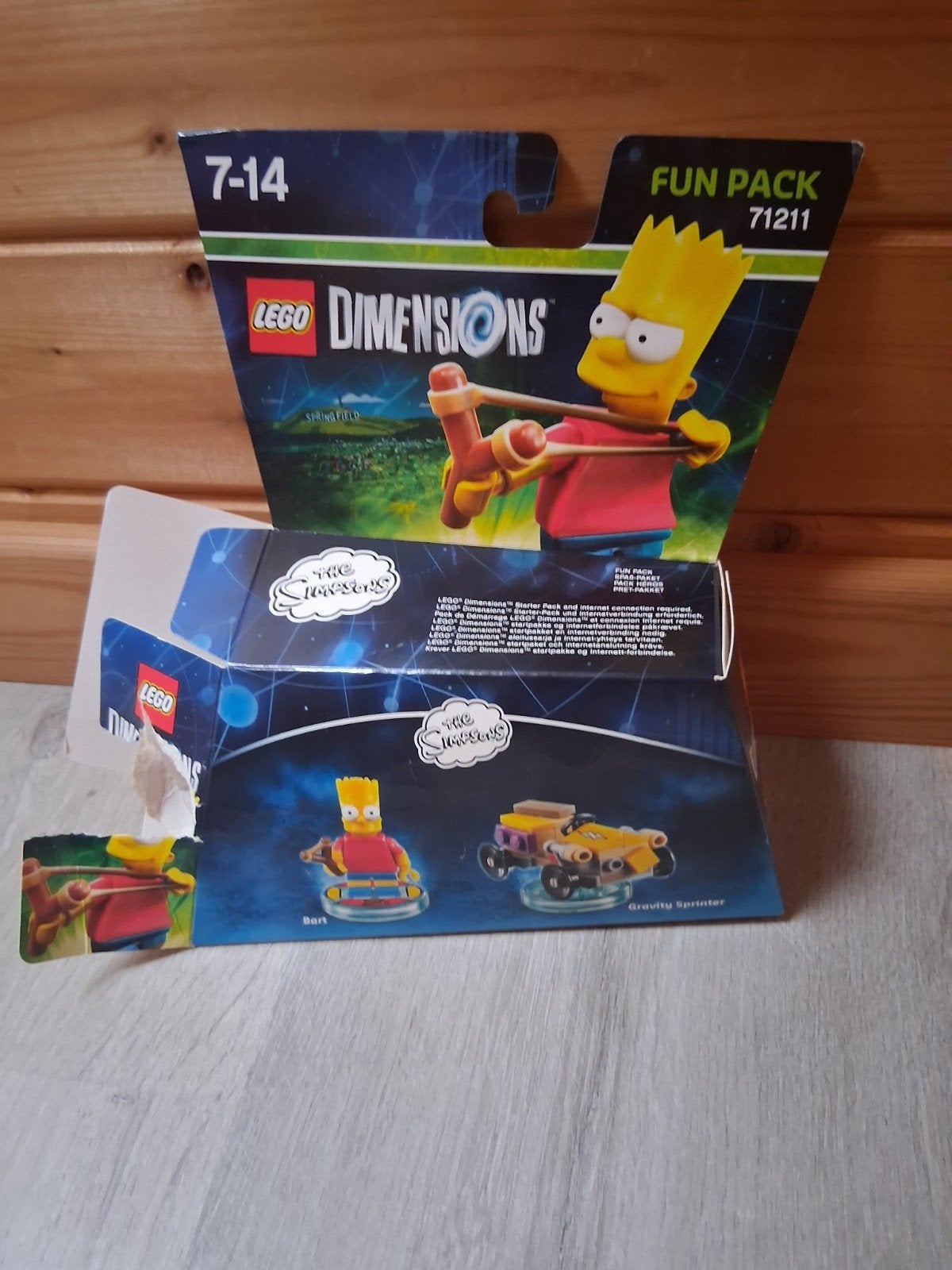 Lego Dimensions Bart Simpson Fun Pack (setnummer 71211), Enlèvement