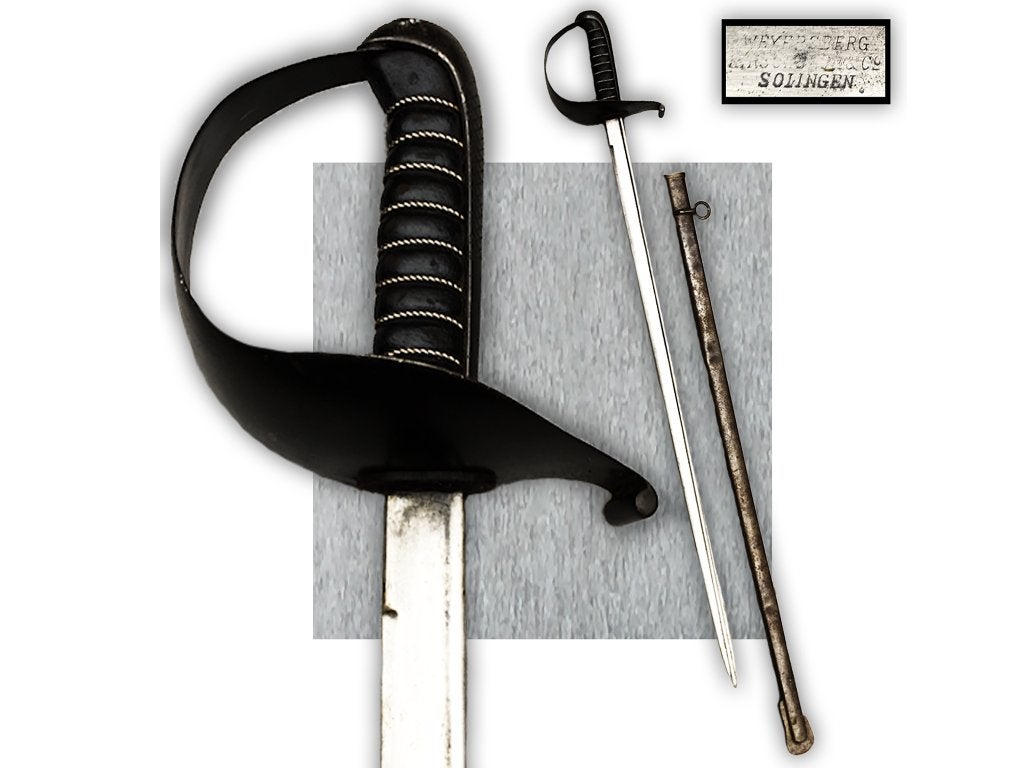 🚨Zeldzame ENGELSE EXPORT SABER WEYERSBERG XIX - Origineel, Ophalen of Verzenden, Landmacht, Zwaard of Sabel