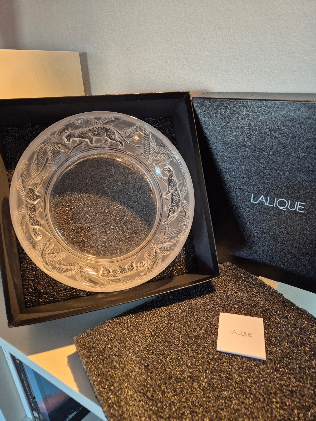 Coupe Jungle en cristal Lalique, Enlèvement ou Envoi
