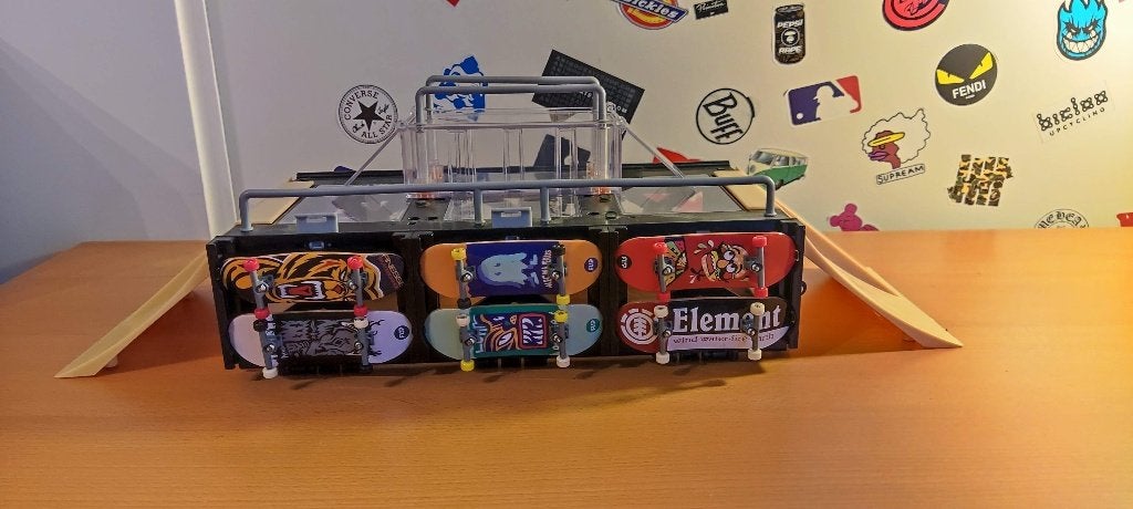 Tech Deck Fingerboard Set + Skatepark, Ophalen, Gebruikt