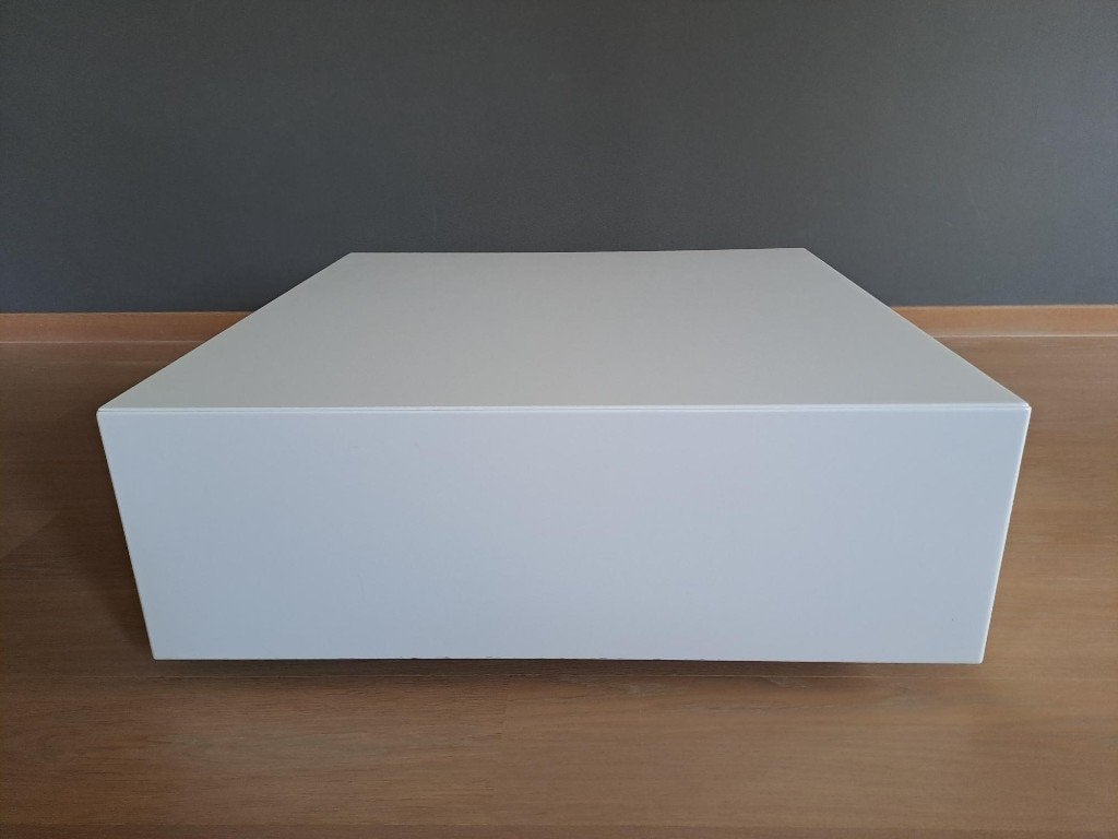 Salontafel met lade, Ophalen, 50 tot 100 cm, Vierkant, 50 tot 100 cm