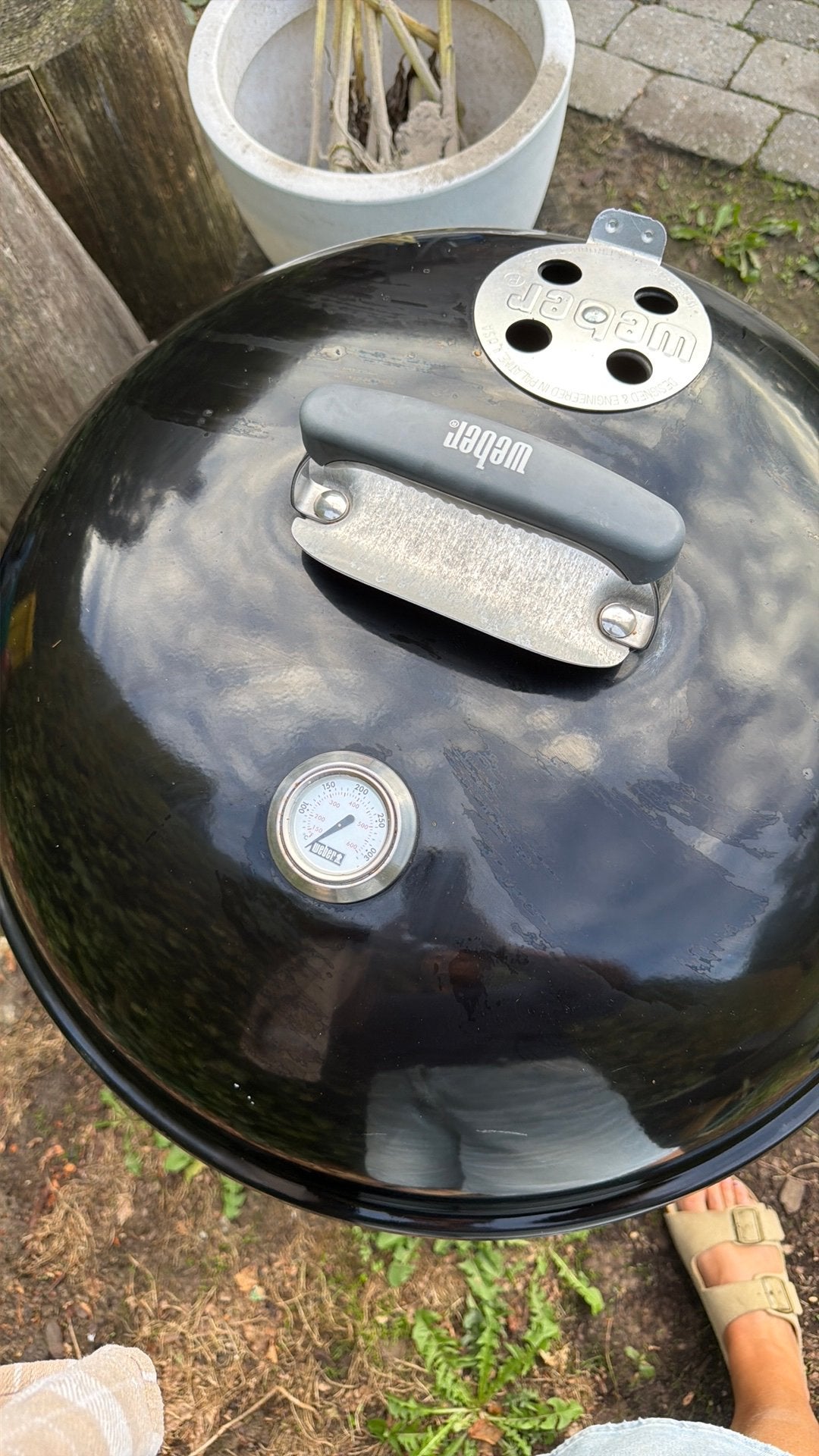 Barbecue Weber, Enlèvement, Utilisé