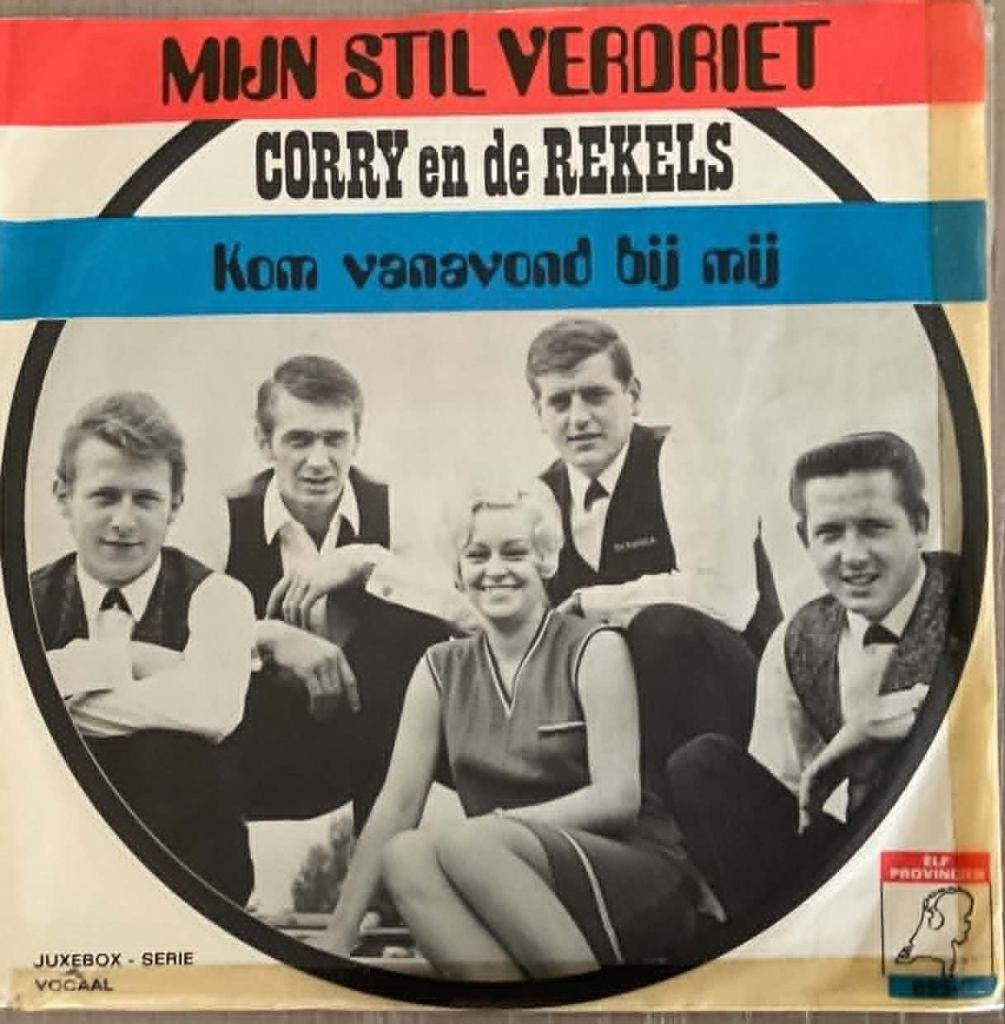 Corry en de Rekels "Mijn stil verdriet", Cd's en Dvd's, Vinyl | Nederlandstalig, Gebruikt, Levenslied of Smartlap, 1960 - 1969