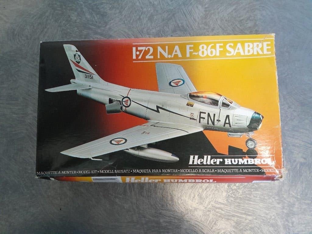 Bouwdoos Sabre, 1:72 tot 1:144, Gebruikt, Ophalen of Verzenden, Vliegtuig