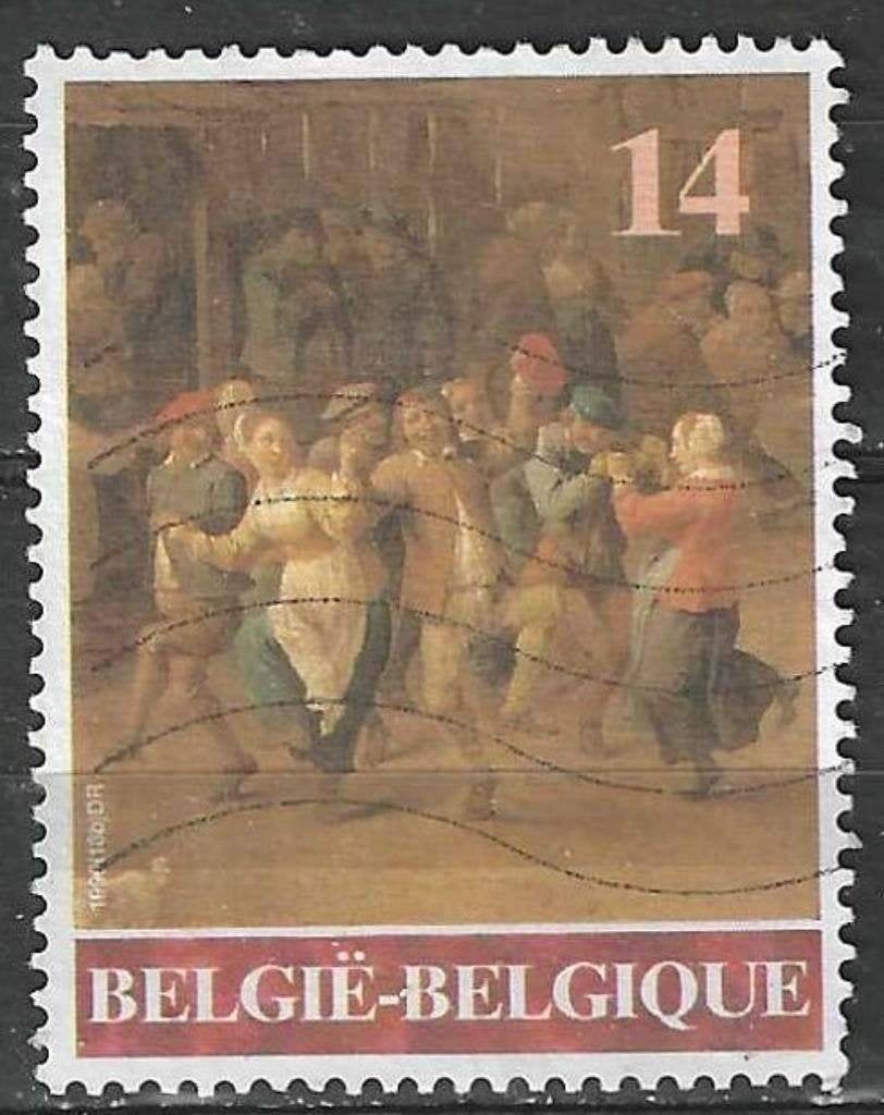 Belgie 1990 - Yvert/OBP 2394 - David Teniers de Jonge (ST), Verzenden, Gestempeld, Gestempeld, Kunst