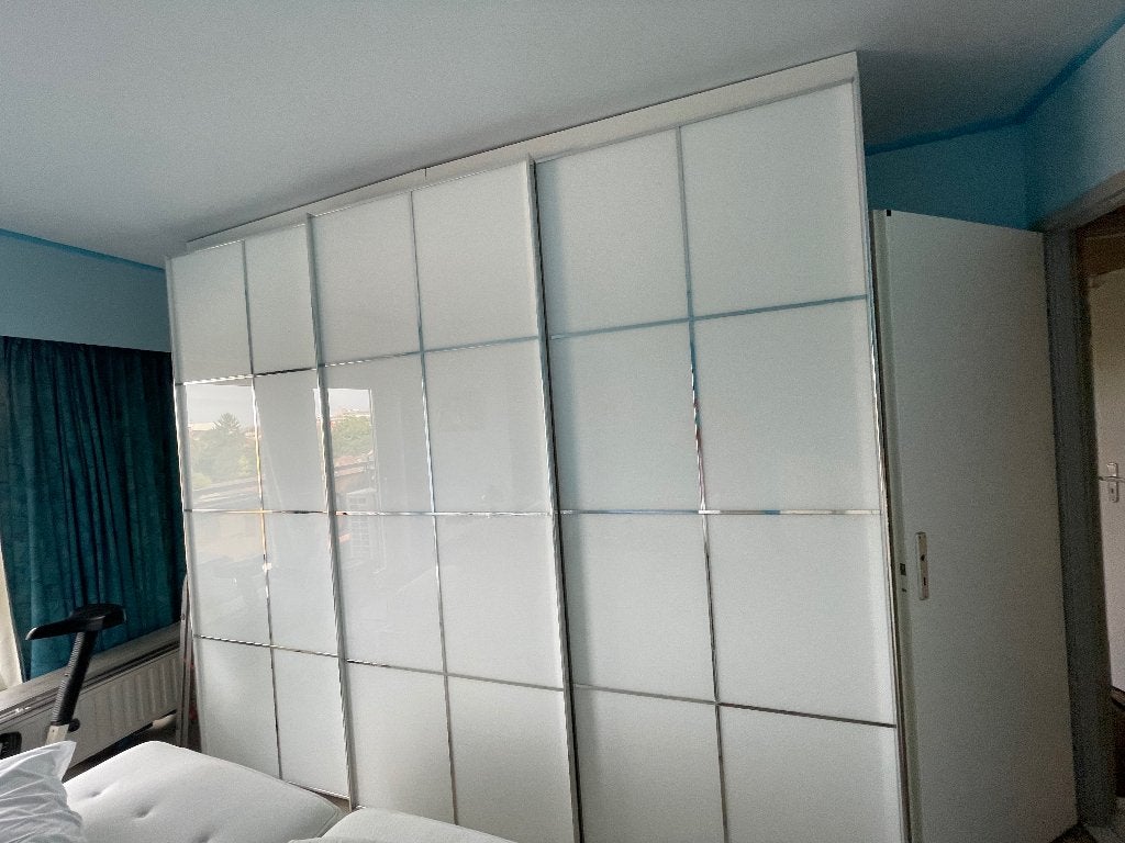 Kleerkast met schuifdeuren, Huis en Inrichting, Ophalen, Gebruikt