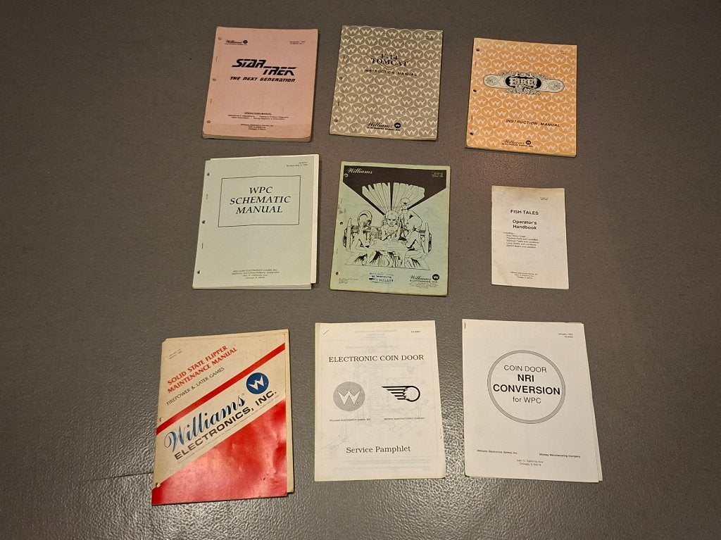 Williams Flipper gebruiksaanwijzing manual, Gebruikt, Ophalen of Verzenden, Williams, Overige soorten