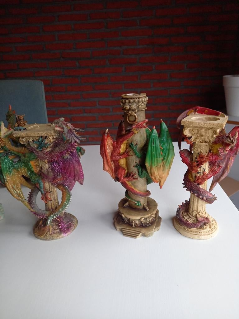 Draken kandelaars 3 stuks, Enlèvement