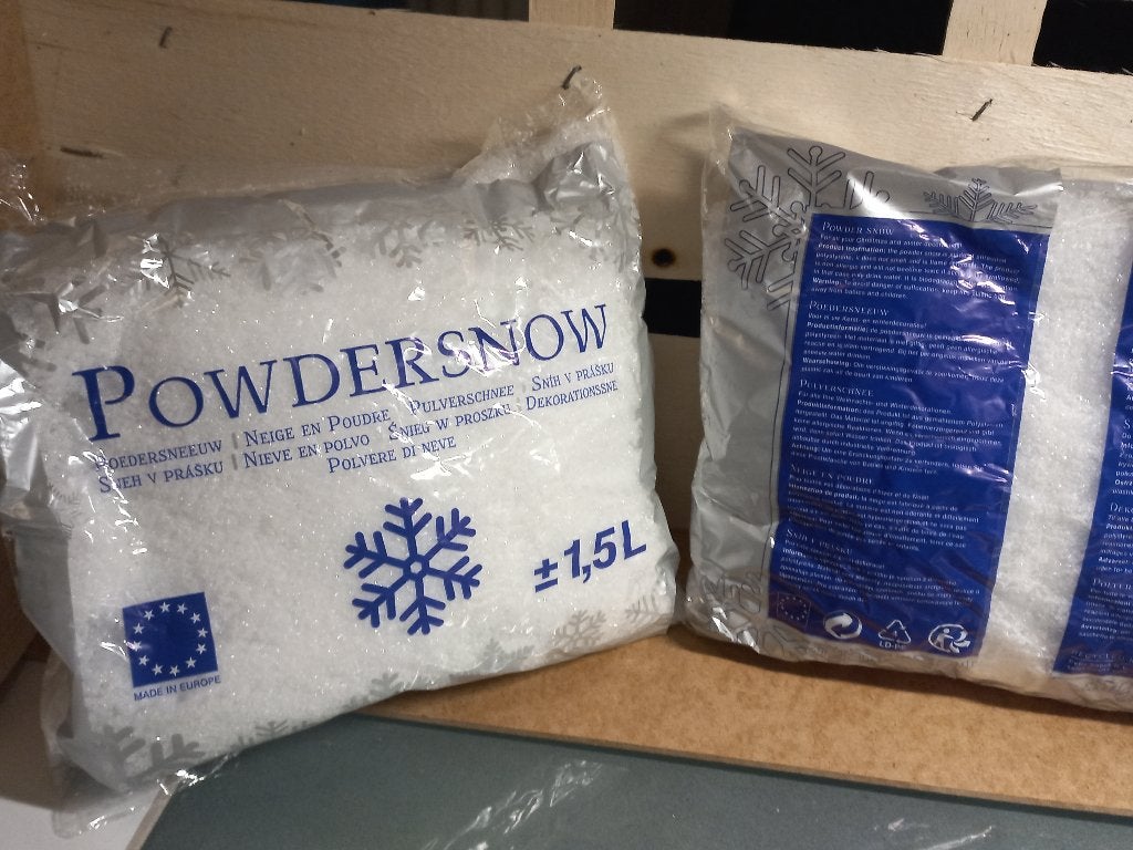 Lot de 2 sachets neige artificielle, Maison & Meubles, Enlèvement ou Envoi, Neuf