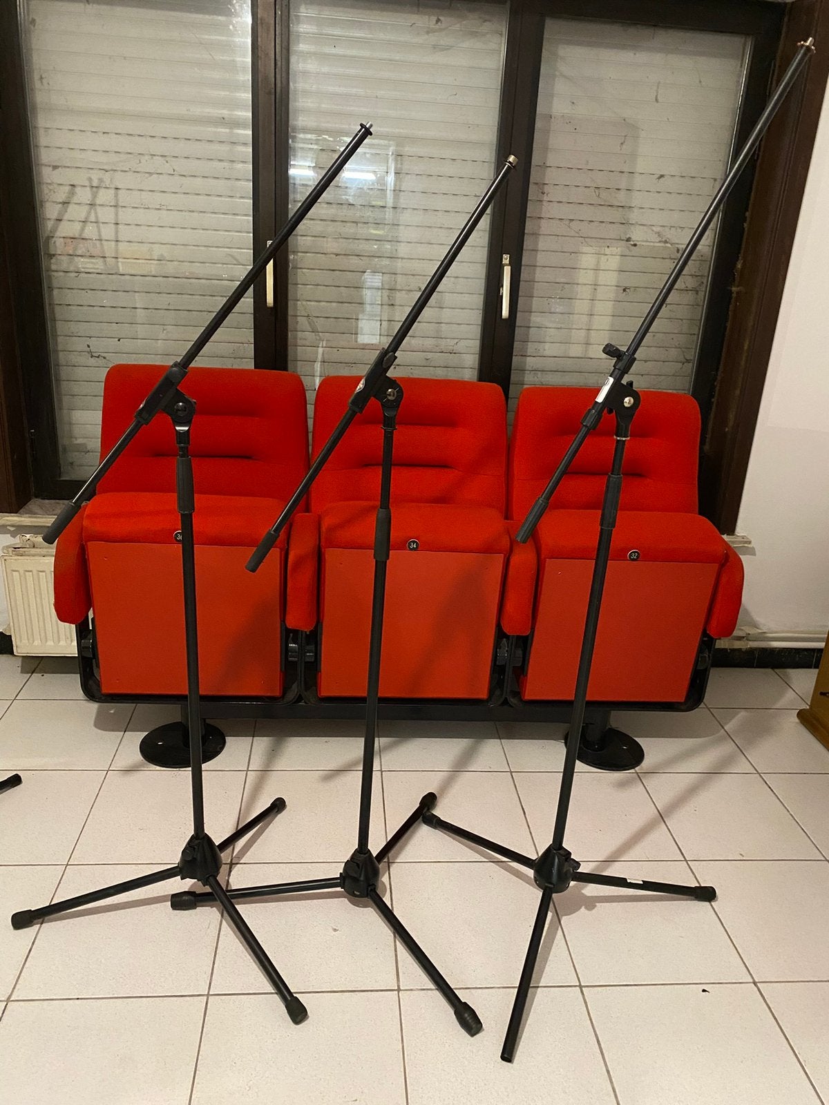 3 pieds de micros en bon etat., Musique & Instruments, Enlèvement, Utilisé, Pied, Micro