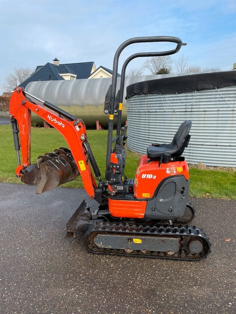 Kubota U10-3, Ophalen, Graafmachine