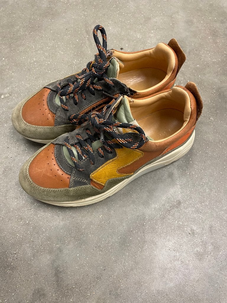 Sneakers en cuir cognac de la marque OCRA taille 34, Garçon, Ocra, Enlèvement ou Envoi, Comme neuf