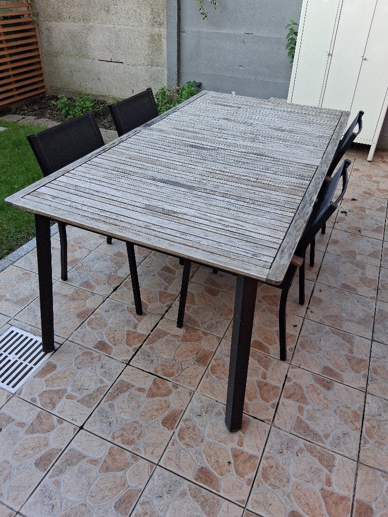 Tuintafel en stoelen, Tuin en Terras, Ophalen