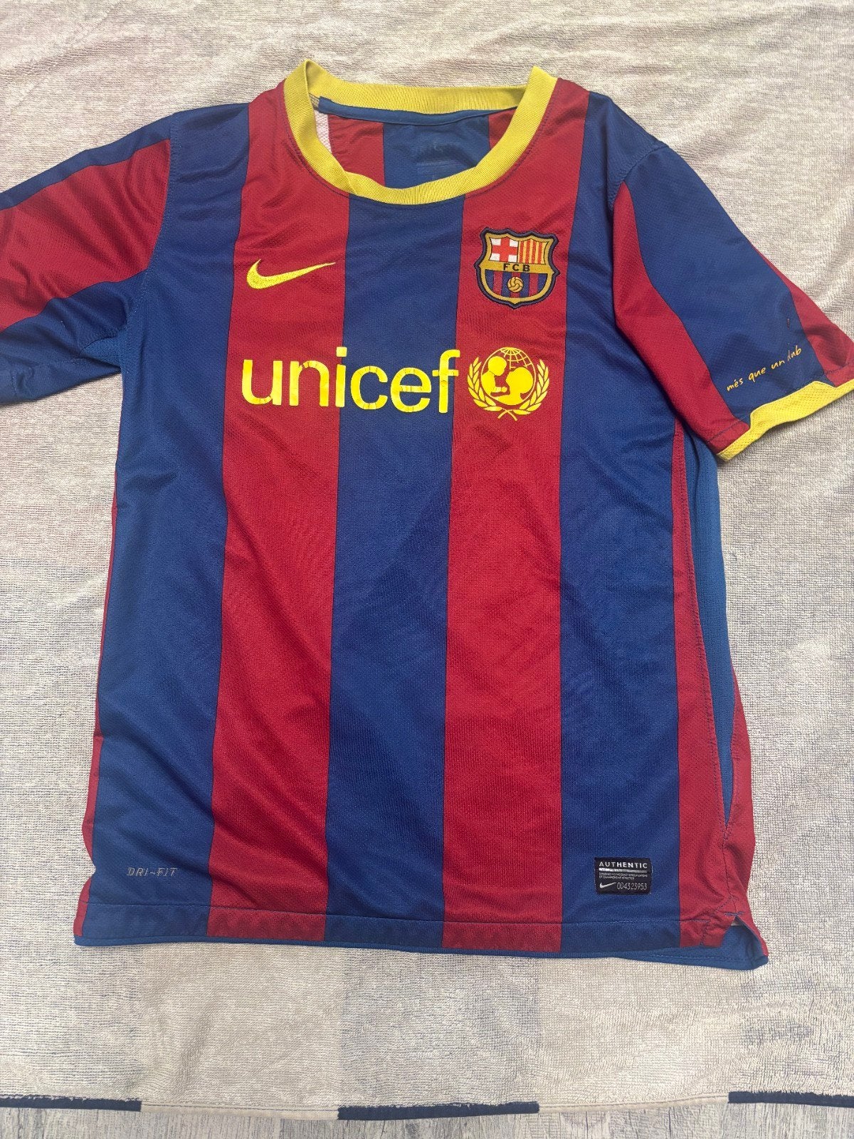 Maillot domicile FC Barcelona 2010/11, Taille XS ou plus petite, Enlèvement, Comme neuf, Maillot