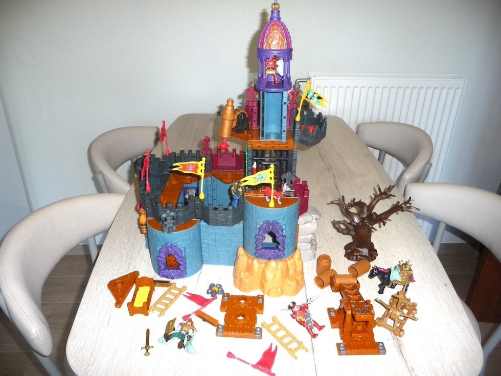 Fisher Price kasteel / kerker met veel accessoires, Ophalen of Verzenden, Zo goed als nieuw