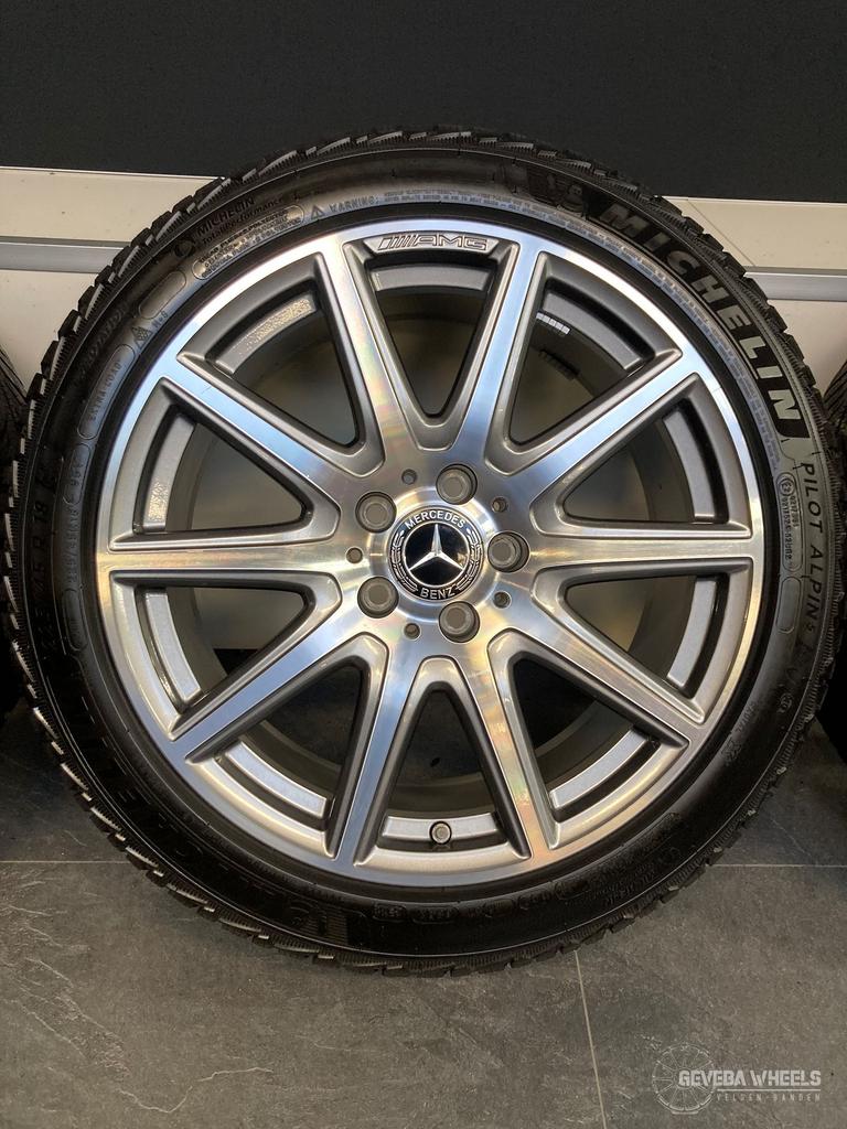 18” originele Mercedes A45 CLA 35 45 AMG velgen winterbanden, Auto-onderdelen, Banden en Velgen, 18 inch, Gebruikt, -, -
