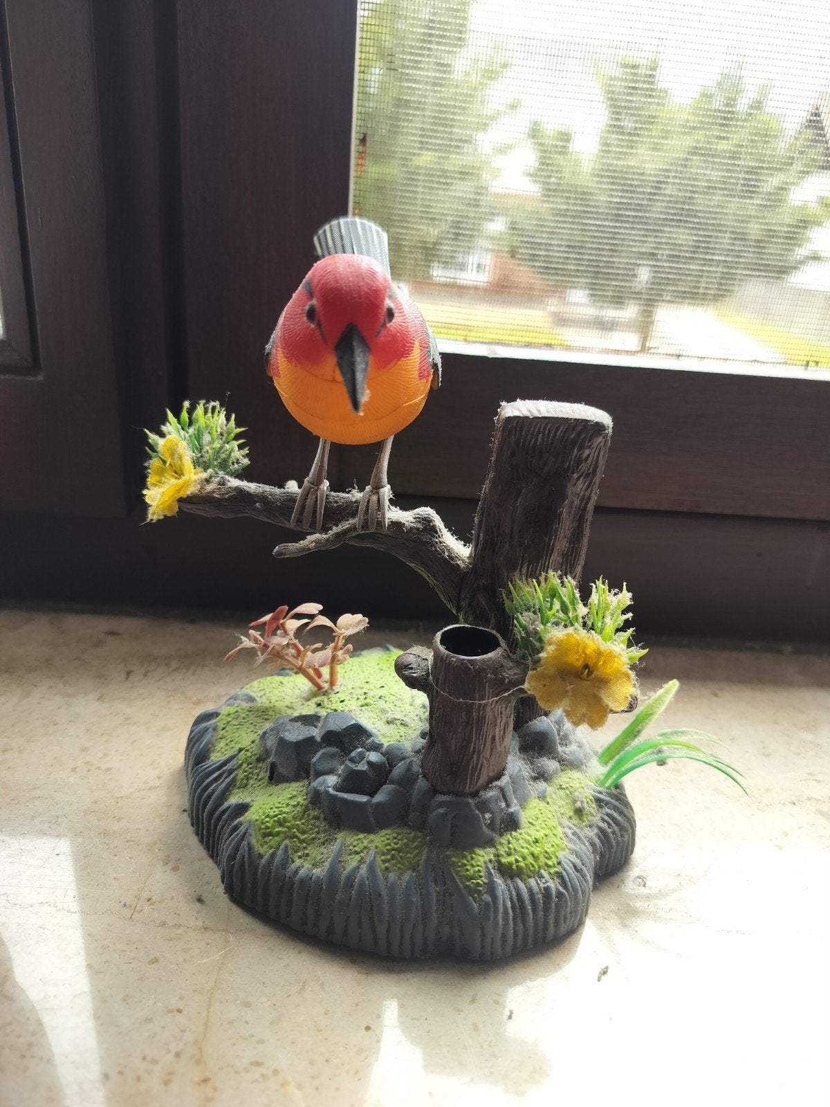 Oiseau sur arbre, Maison & Meubles, Accessoires pour la Maison | Autre, Enlèvement ou Envoi