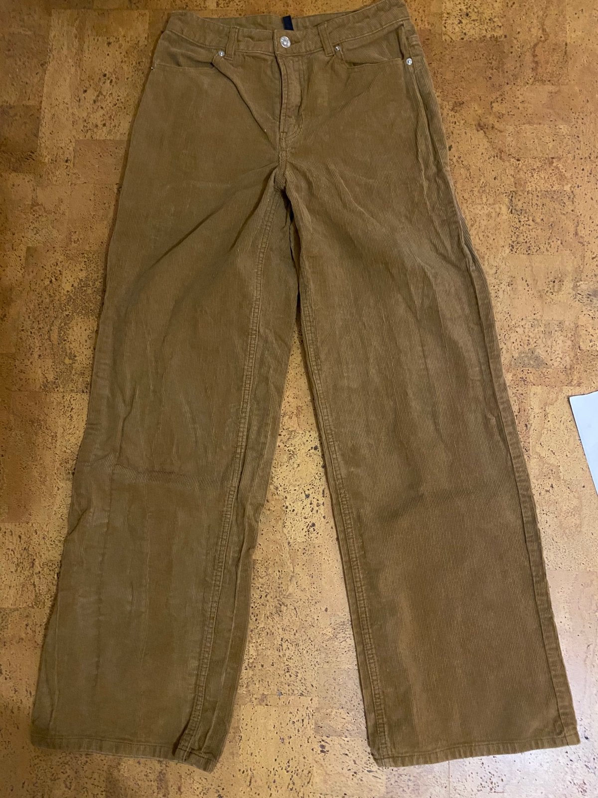 Ribfluwelen broek H&M, Ophalen, Zo goed als nieuw, Maat 36 (S)