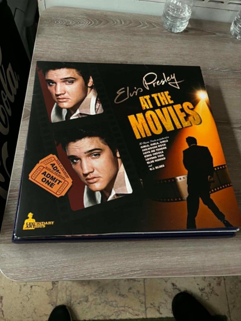 Elvis lp, Elvis presley at the movies. Mag weg voor 10 euro., LP, Ophalen of Verzenden, Beschermende buitenhoes, 12 inch