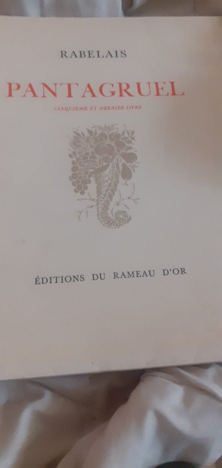 Rabelais.Pantagruel, Boeken, Sprookjes en Fabels, Ophalen