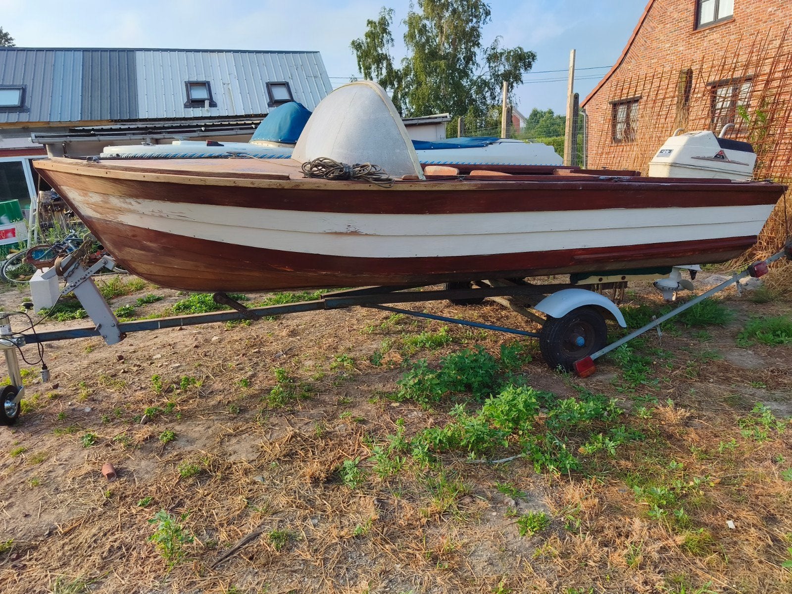 PENN YAN (new York) Amerikaanse houten boot 1962  40pk, Ophalen