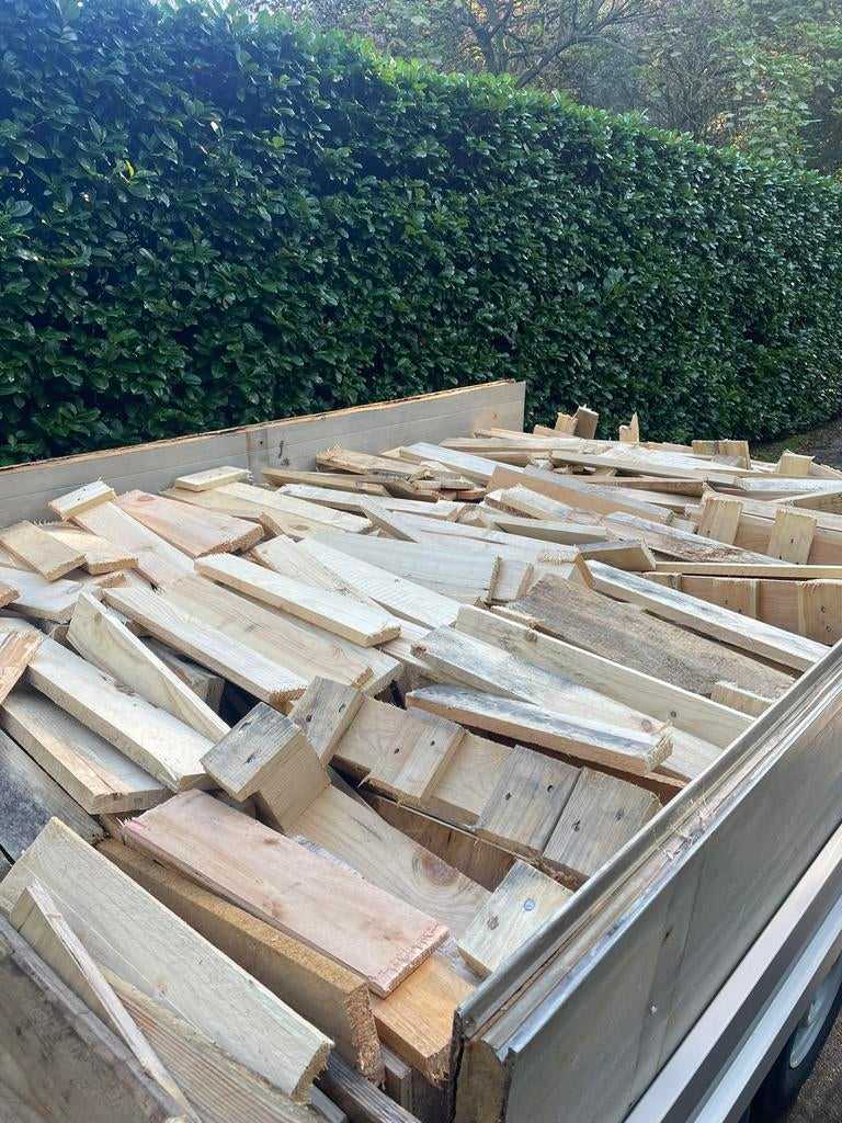 Verzaagd droog brandehout prijs per kubiek, Tuin en Terras, Brandhout, Ophalen