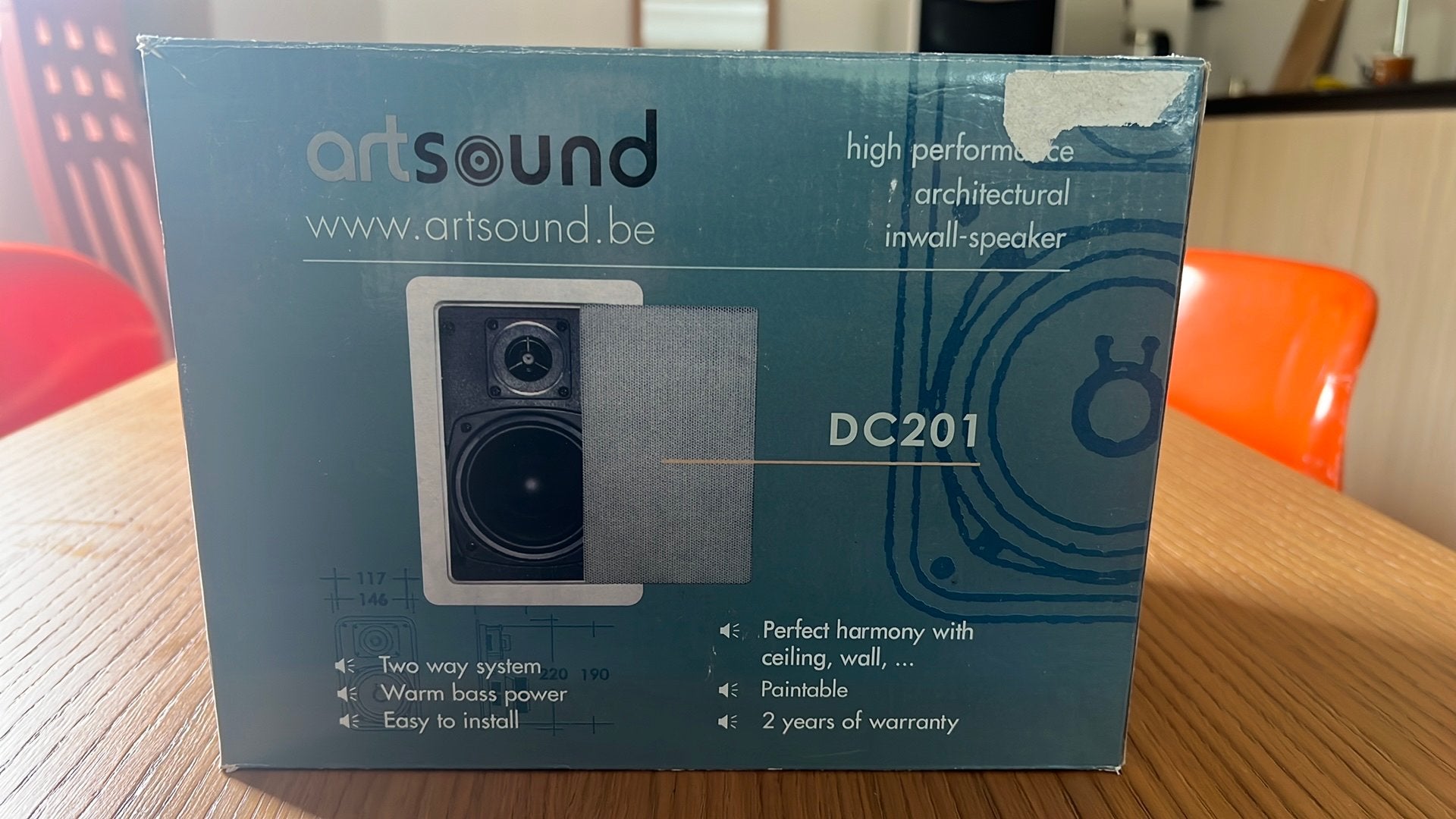Art sound DC201baffles 50 W, Neuf, Autres marques, Moins de 60 watts, Enlèvement ou Envoi