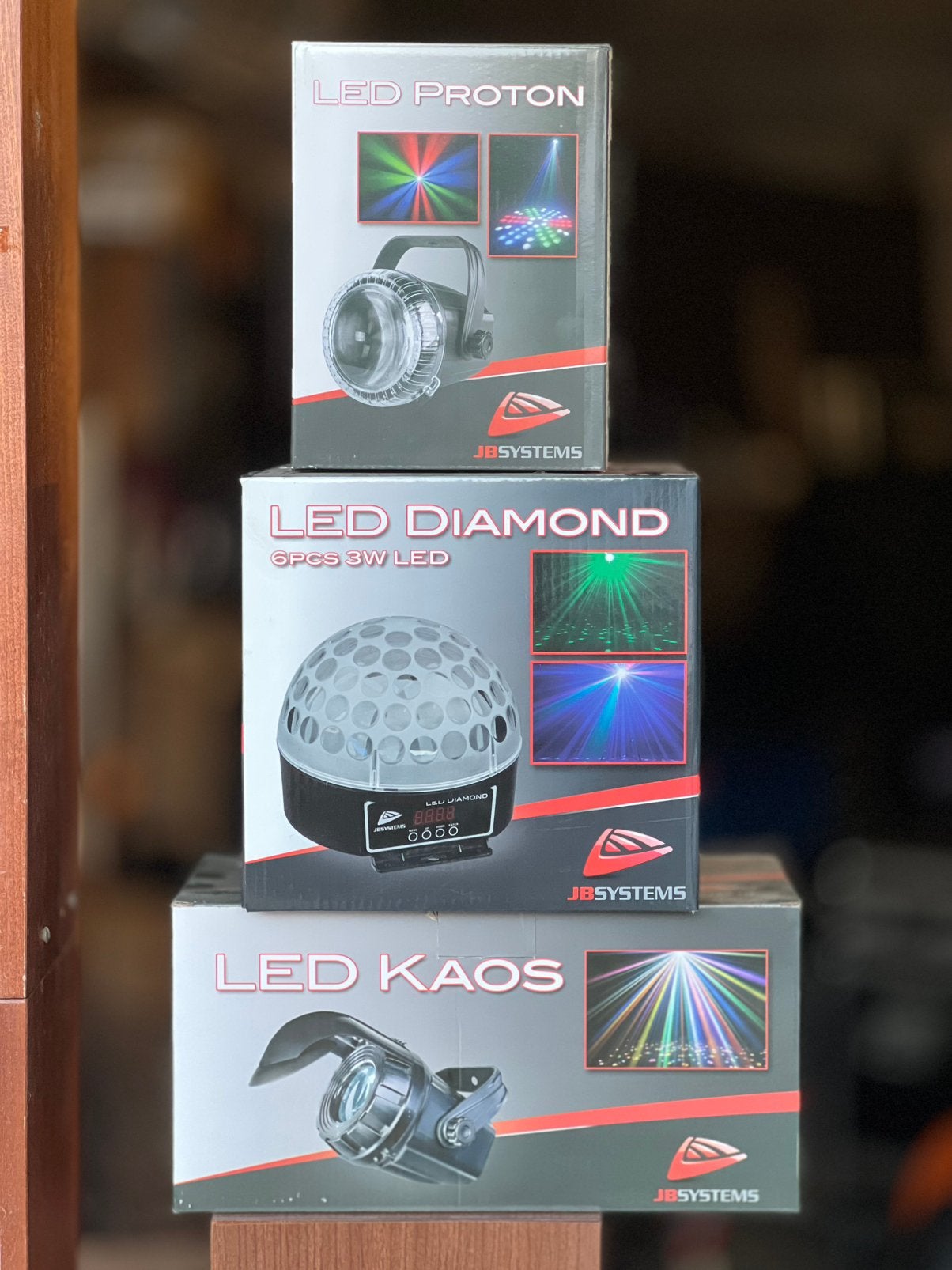 3 LED lichteffectjes van JB-Systems, new old stock!, Enlèvement ou Envoi, Neuf
