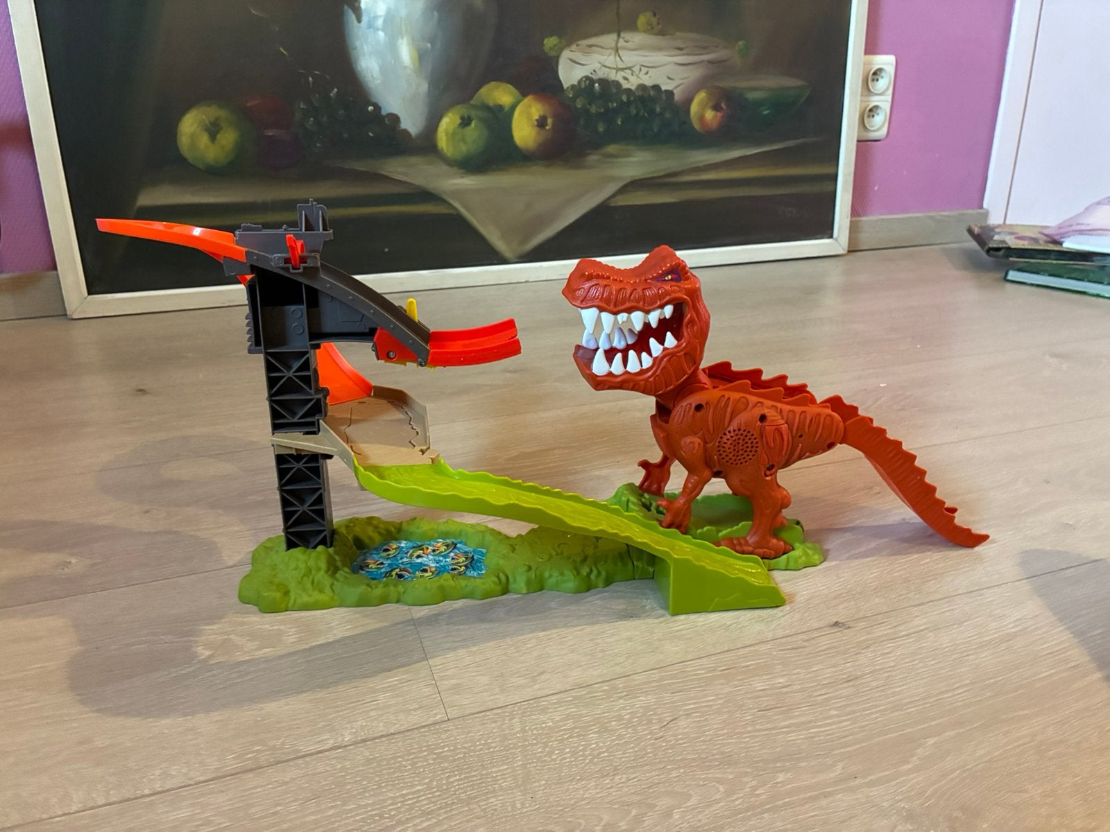 Hot wheels baan, Kinderen en Baby's, Speelgoed | Racebanen, Ophalen, Zo goed als nieuw, Hot Wheels