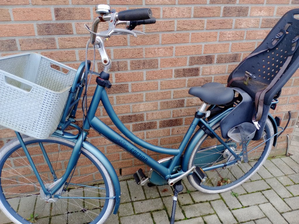 Dames fiets, Vélos & Vélomoteurs, Vélos | Femmes | Vélos pour femme, Utilisé, Autres marques, Vitesses, 56 cm ou plus, Frein sur jante