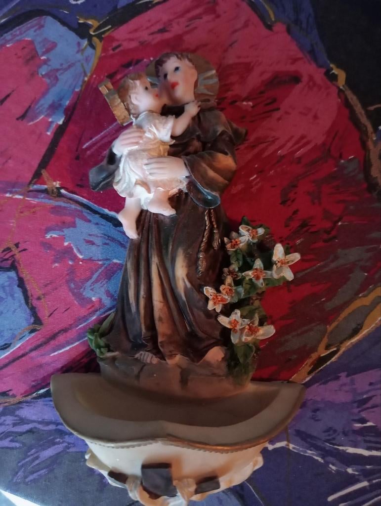 Antiek beeldje voor tegen de muur te hangen, Antiek en Kunst, Ophalen of Verzenden